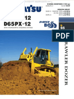 Catalog Komatsu D65ex12 d65px 12 Crawler Dozer Bulldozer