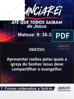 Razões Porque Pregar o Evangelho