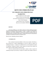 Modelo de Projeto Multidisciplinar II Silvia