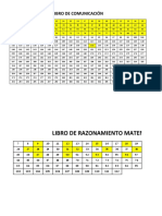 Numeraciones de Libro