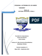 Silabo - Modalida Hibrida - Vi Semestre - Sistema Procesal Penal I - Mayo - Septiembre 2023