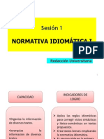 ppt1 Normativa Idiomática I