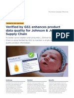 Verified by GS1 Enhances Product Data Quality For Johnson & Johnson Supply Chain