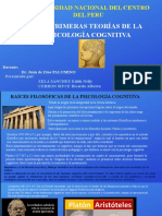 LAS PRIMERAS TEORIAS DE LA PSICOLOGIA COGNITIVA Ricardo