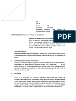 Demanda de Divorcio Por Separacion de Hecho