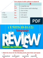 Review 4 Unit 101112 Lesson 1 Language