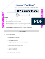 Ficha Ejemplos Del Uso Del Punto para Quinto de Primaria