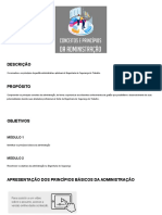 Conceitos e Princípios Da Administração