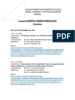 Jornada Cientifica Semana Forestal 2021