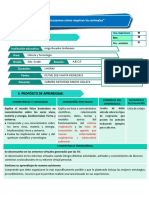 Act1 Sem1 04exp 2do Ciencia y Tecnología Sesión de Aprendizaje Del Sistema Respiratorio 2023