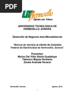 Memoria Tecnica de T S U Desarrollo de Negocios Area Mercadotecnia