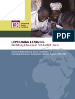 Lavereging Education in War Torn Countries