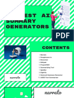 10 AI Summary Generators You Should Try