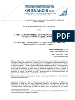 Gestão Da Informação No Processo de Inclusão Informação e Equidade Social