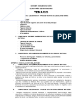 Examen de Subsanación 5° 2022