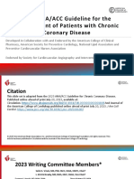 2023 Chronic Coronary Disease Guideline Slide Set