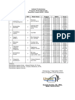 Jadwal Perkuliahan Kelas Solafide Semester Gasal 2022-2023