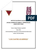 Reporte Lectura Los 4 Acuerdos - Gallegos Rodríguez Jorge Emilio 