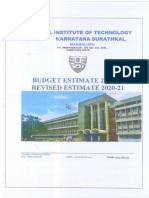 Budget Estimate 2021-22