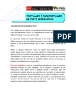 Recursos Textuales y Paratextuales en Un Texto Instructivo