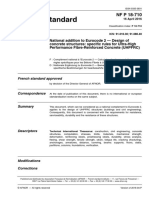 NF P18-710 (E) - Design of Concrete Structures - Specific Rules For UHPFRC - 16 April 2016