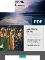 Aprofundamento de Filosofia Cristã I - Patrística