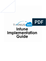 Intune Implementation TMINUS