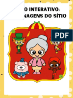 207 Livro Interativo Personagens Do Sitio n1mnnz