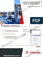 Junio 9, 2021 - Pruebas y Diagnósticos de Cables de Media y Alta Tensión - Chile Parte 1