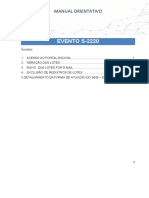 Manual Evento S2220 - CLIENTE - Rev.03 PDF