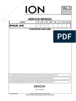 Denon Pma50 Service Manual