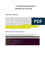 Unidad 4 Redireccionadores y Contenido de Archivos