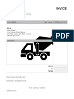 Concrete Invoice Template