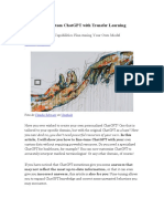 Create Your Custom ChatGPT With Transfer Learning