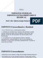 Aula 8 Imposto Extraordinários e Residuais