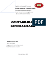 ACTIVIDAD I - Contabilidad Especializada