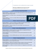 Liste de Controle Pour Lapplication de La Classe Inversee