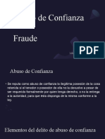 Abuso de Confianza y Fraude