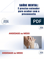 SAUDE MENTAL - E PRECISO CONHECER PARA ACABAR COM O PRECONCEITO - Acu Petroleo