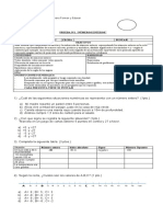 7mo Prueba 1 (Adición y Sustracción de N° Enteros)