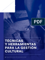 Técnicas Y Herramientas para La Gestión Cultural: Divulgación Dinámica Formación © 2020 Todos Los Derechos Reservados