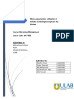 MKT 501 - Group 3 - Mini Assignment - Holistic Marketing - ACI Limited