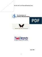 Uk Guidelines For The Use of Thyroid Function Tests