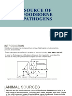 Source of Foodborne Pathogens