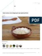 Arroz Integral, La Receta Más Sencilla para Que Te Quede Perfecto