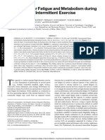 Neuromuscular Fatigue and Metabolism During.10