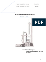 ATIVIDADE LABORATORIAL 2.1 Titulação Ácido-Base