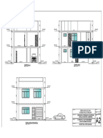 Corte A-A Corte B-B: Vivienda Multifamiliar Obra Nueva de Una Gregoria Corimanya Quintana