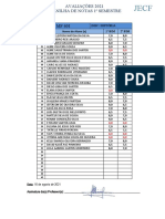 Planilhas de Notas 1º Semestre Fund 2