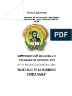 2023 Base Legal de La Seguridad Ciudadana - Sgto My A Sof 2do